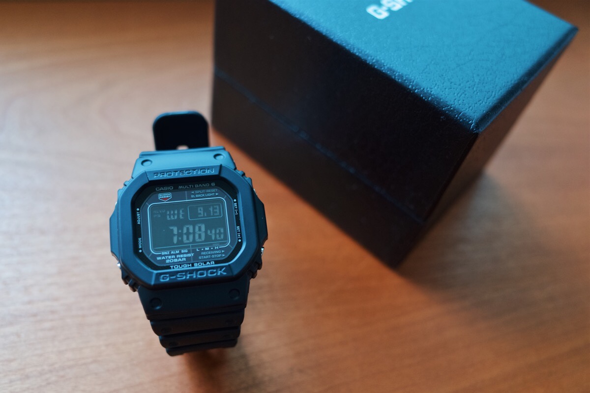 G Shockのシンプルでカッコ良いスピードモデル Gw M5610 1bjf を購入