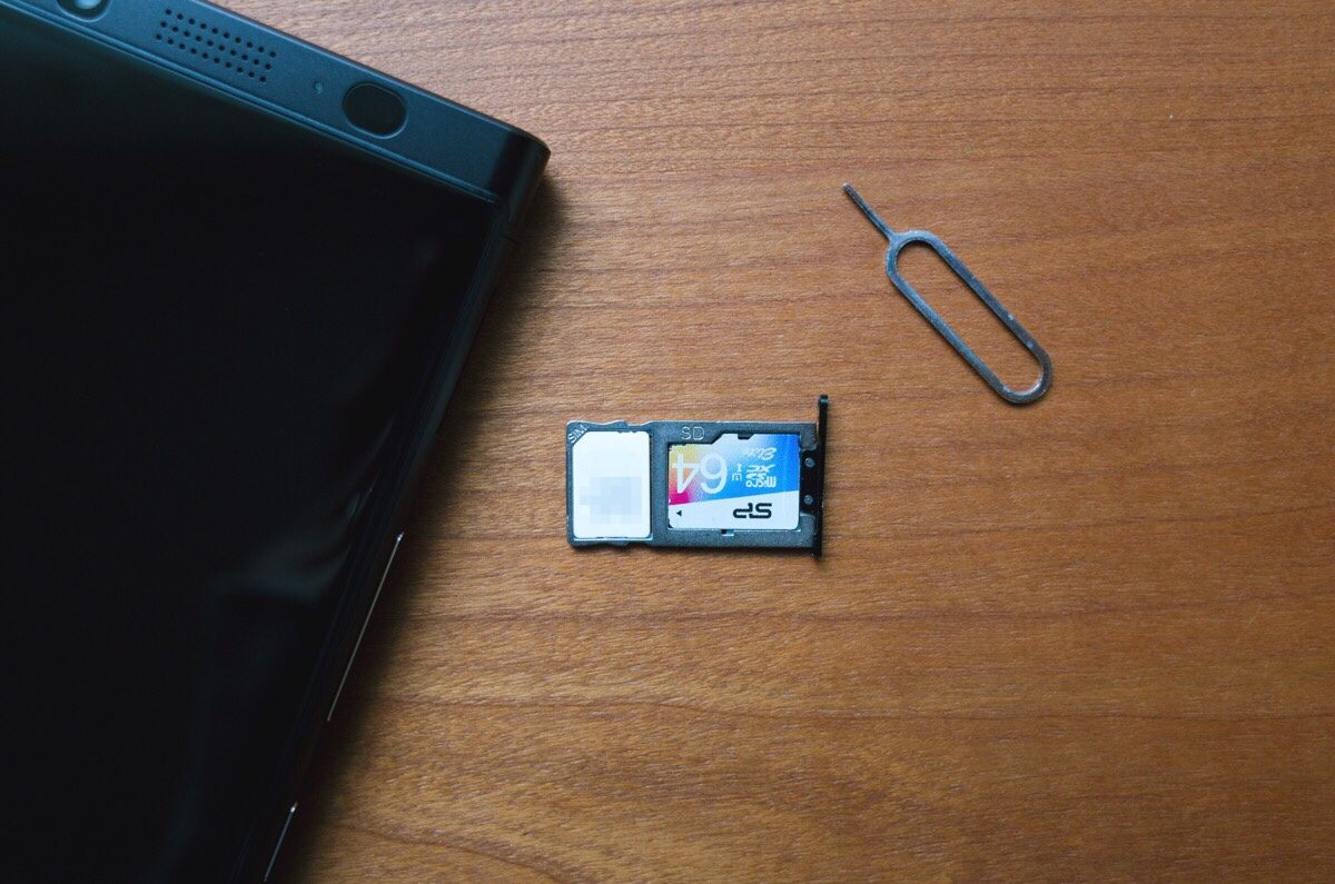 SDカードの使い方 – BlackBerry KEYone