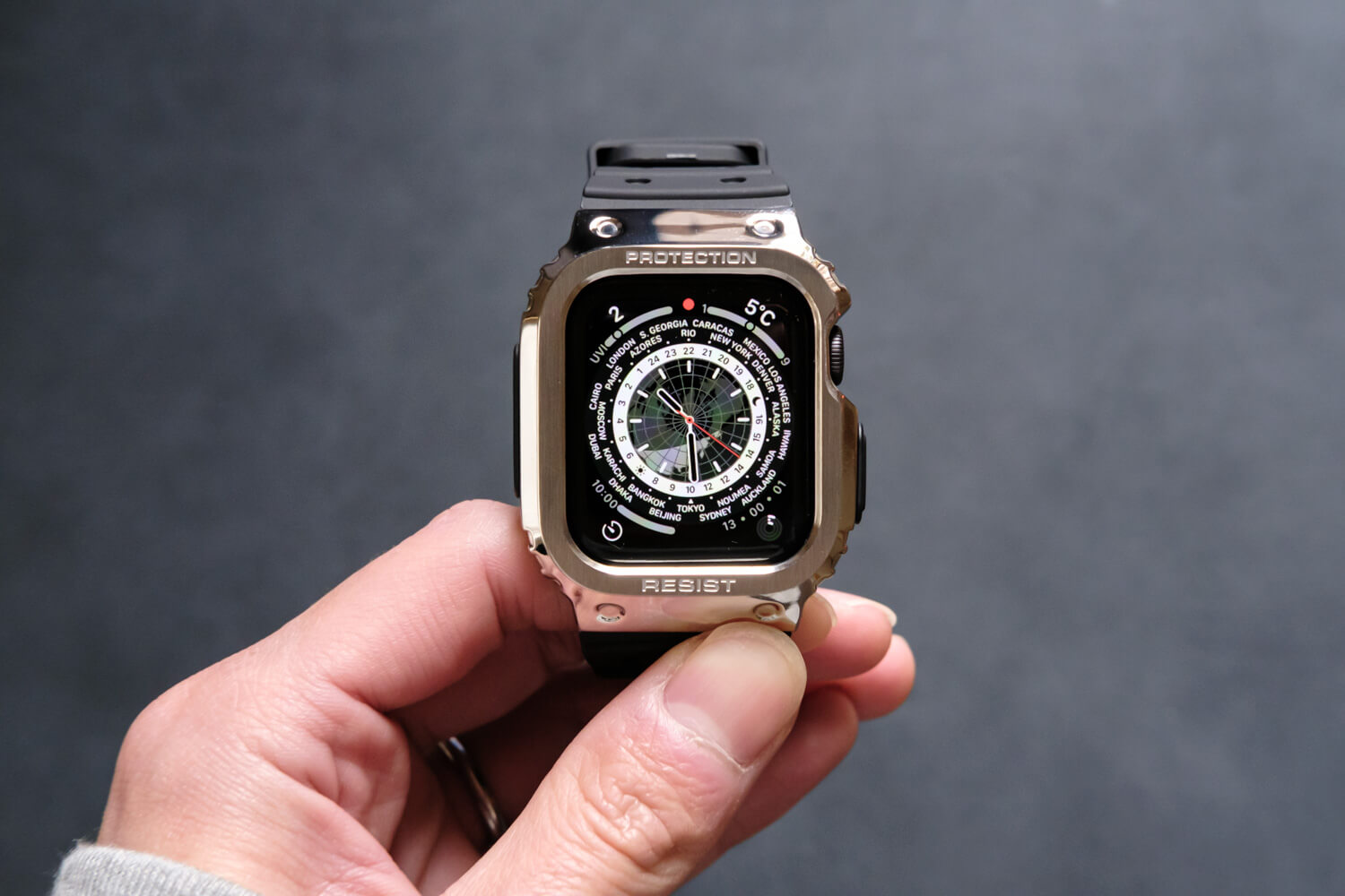 Apple Watchをメタル G-SHOCK風にカスタマイズ！ケース一体型バンド